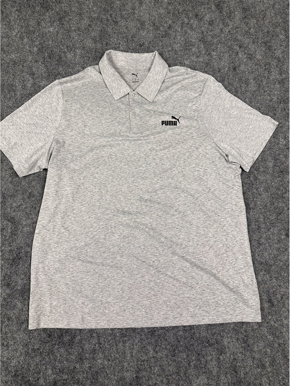 Puma Men's Gray Polo Shirt XL